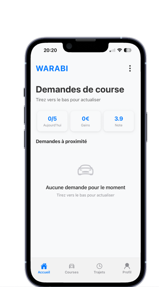Écran conducteur WARABI