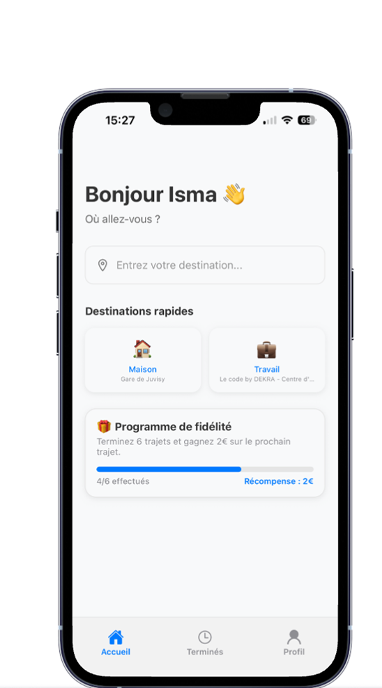 Écran passager WARABI